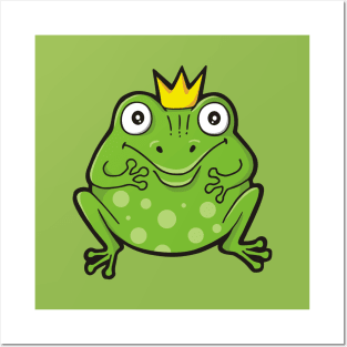 Frog Cartoon Posters and Art